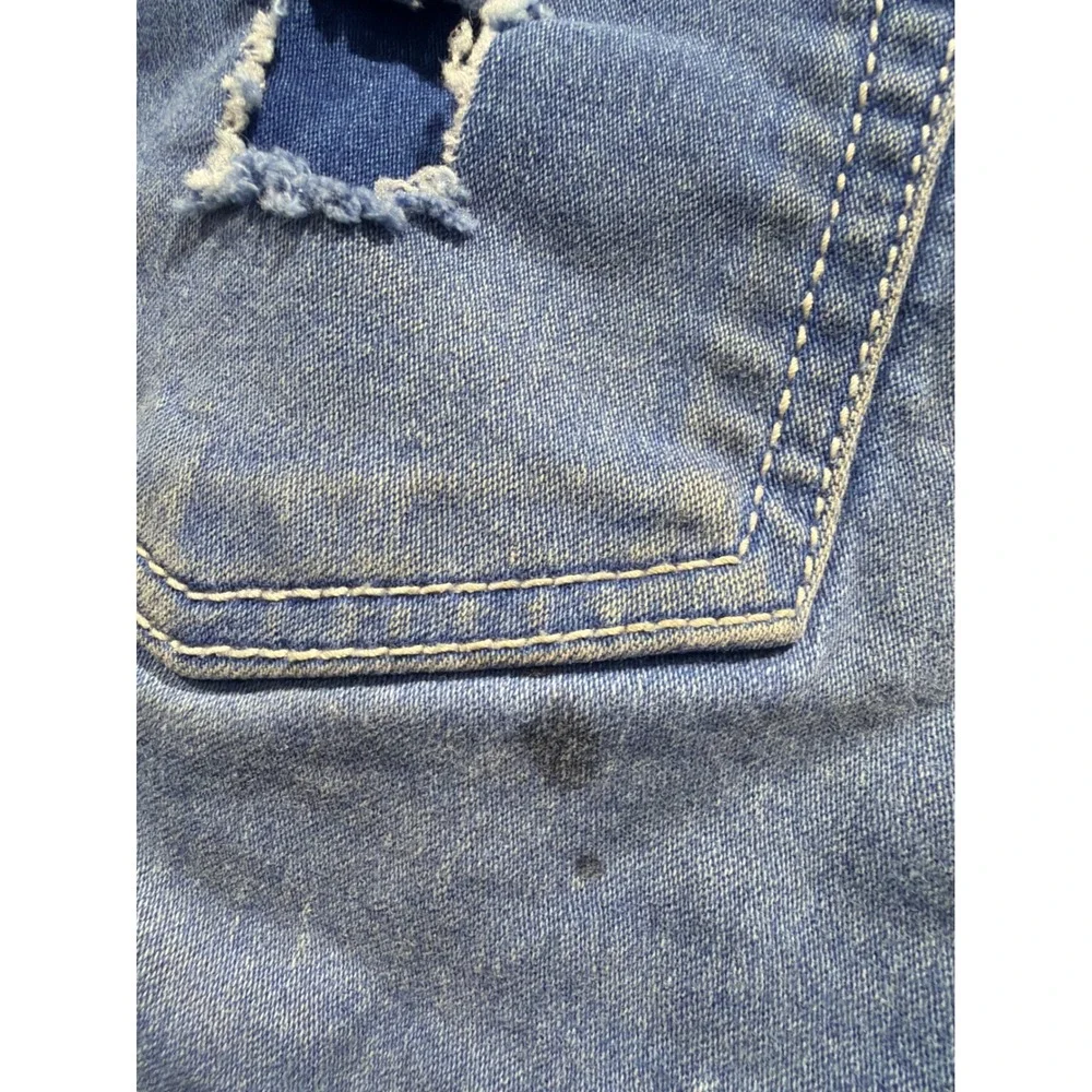 Beautees Justice Shorts Bundle Girls 12/14 Blue Black Distressed Active GUC*